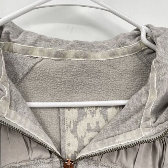 Lululemon Special Edition Ruched Women's Gray Full Zip Scuba Hoodie‎ Knit - Picture 3 of 9